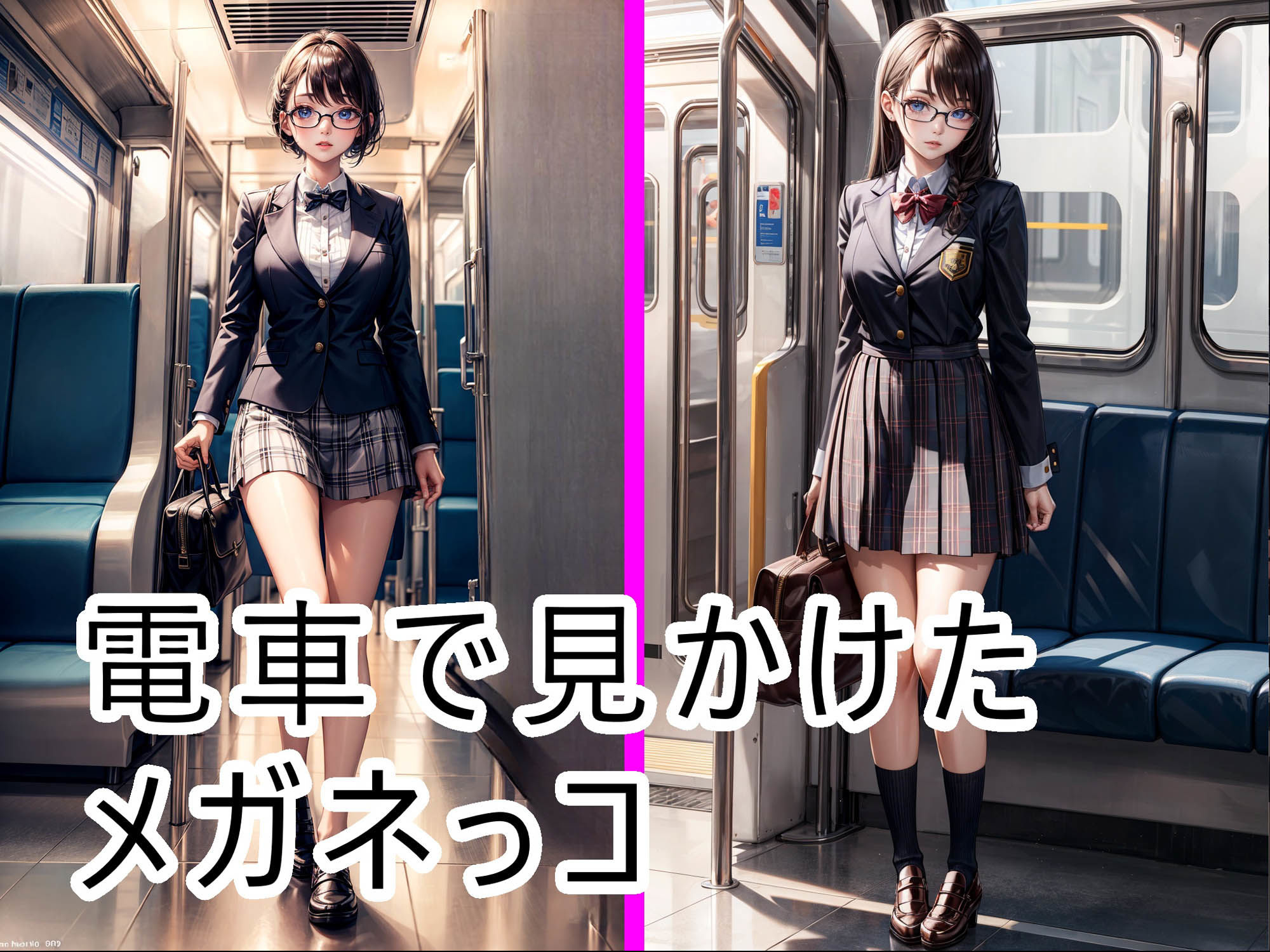 サンプル画像1:電車の向かい席〜ホテル★2次元★メガネ★(★マイナーフェチ★の殿堂) [d_346054]