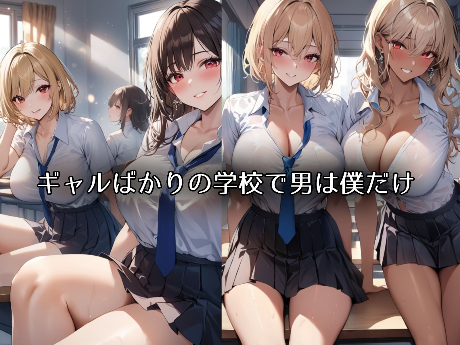 サンプル画像1:ギャル達の性処理係になった僕(チョコラッテ) [d_346147]