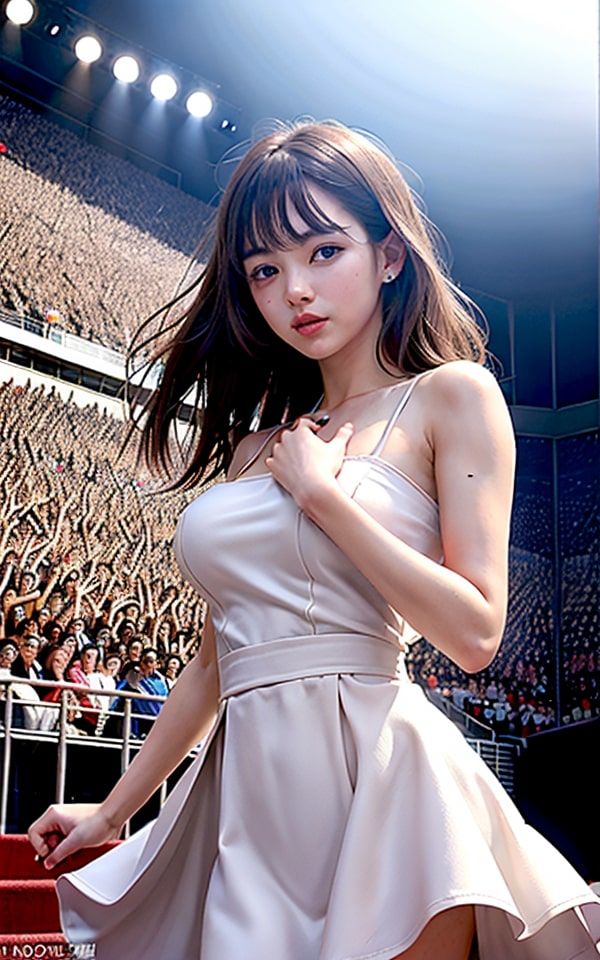 サンプル画像1:コンサート中なのに脱いじゃうアイドルたち2(AIrobo) [d_346158]