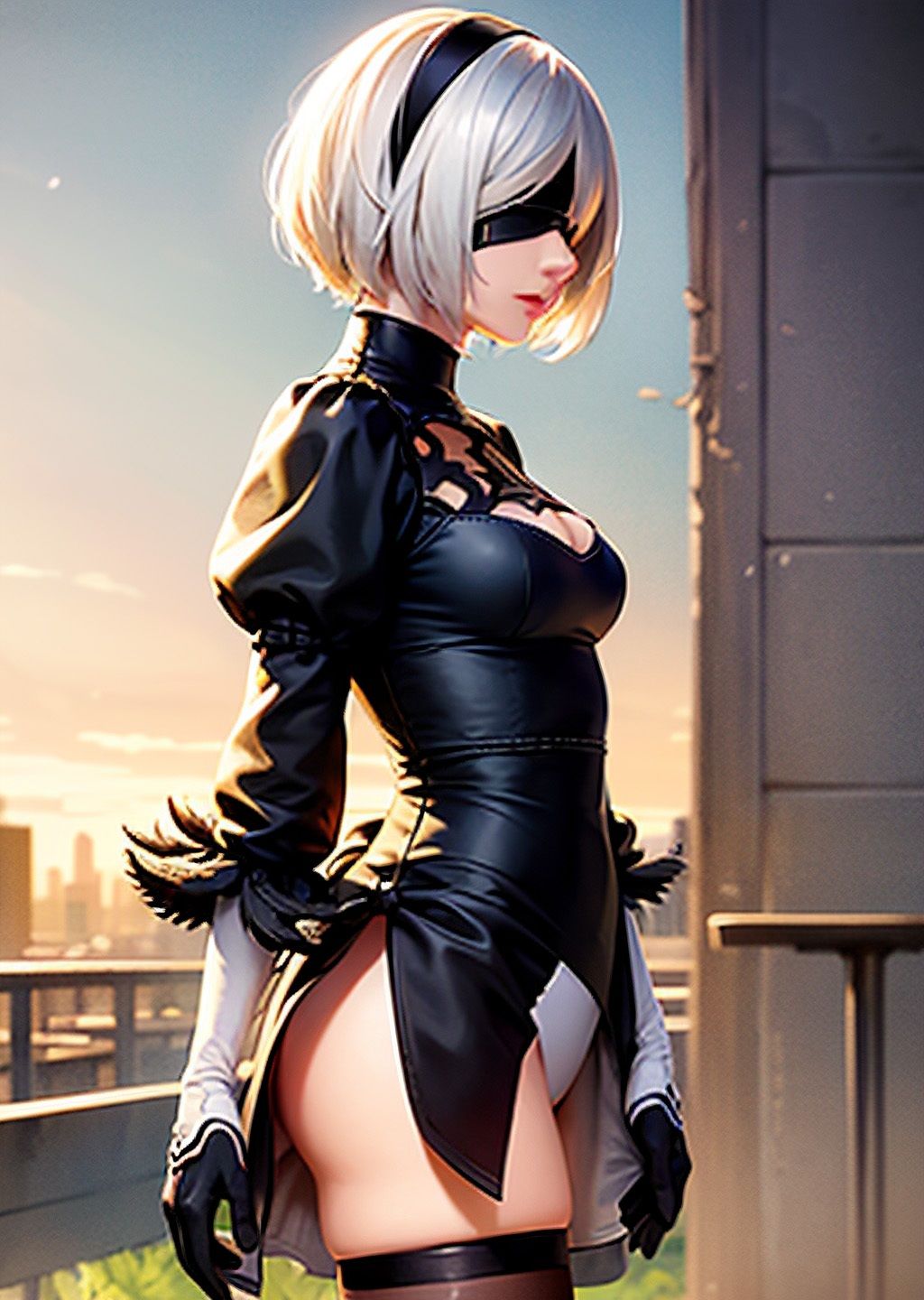 サンプル画像1:NieR:Automata YoRHa No.2 TYPE B CG Collection(自宅のカフカ) [d_346177]
