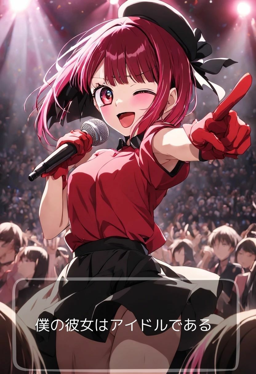 サンプル画像1:僕の彼女はアイドル(欲情だるま) [d_346200]