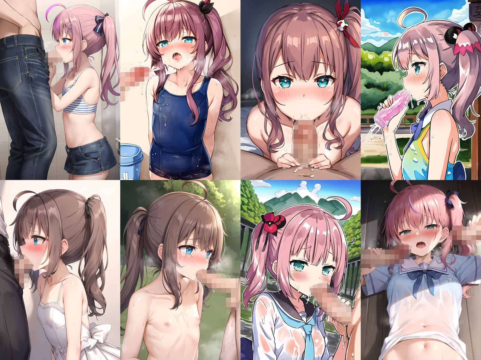 サンプル画像1:mtrちゃんフェラHCG集130枚(AIで遊ぼ（まとめ売り）) [d_346206]