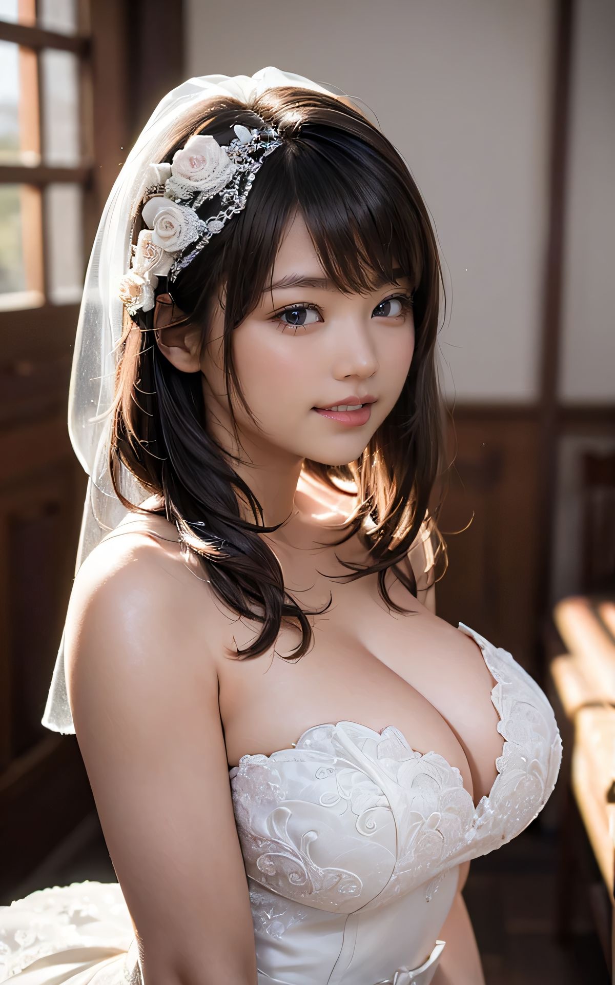 サンプル画像1:Kawaii！girls collection 2 『美女×ウェディングドレス×エッチ』(Kawaii！ girls project) [d_346213]