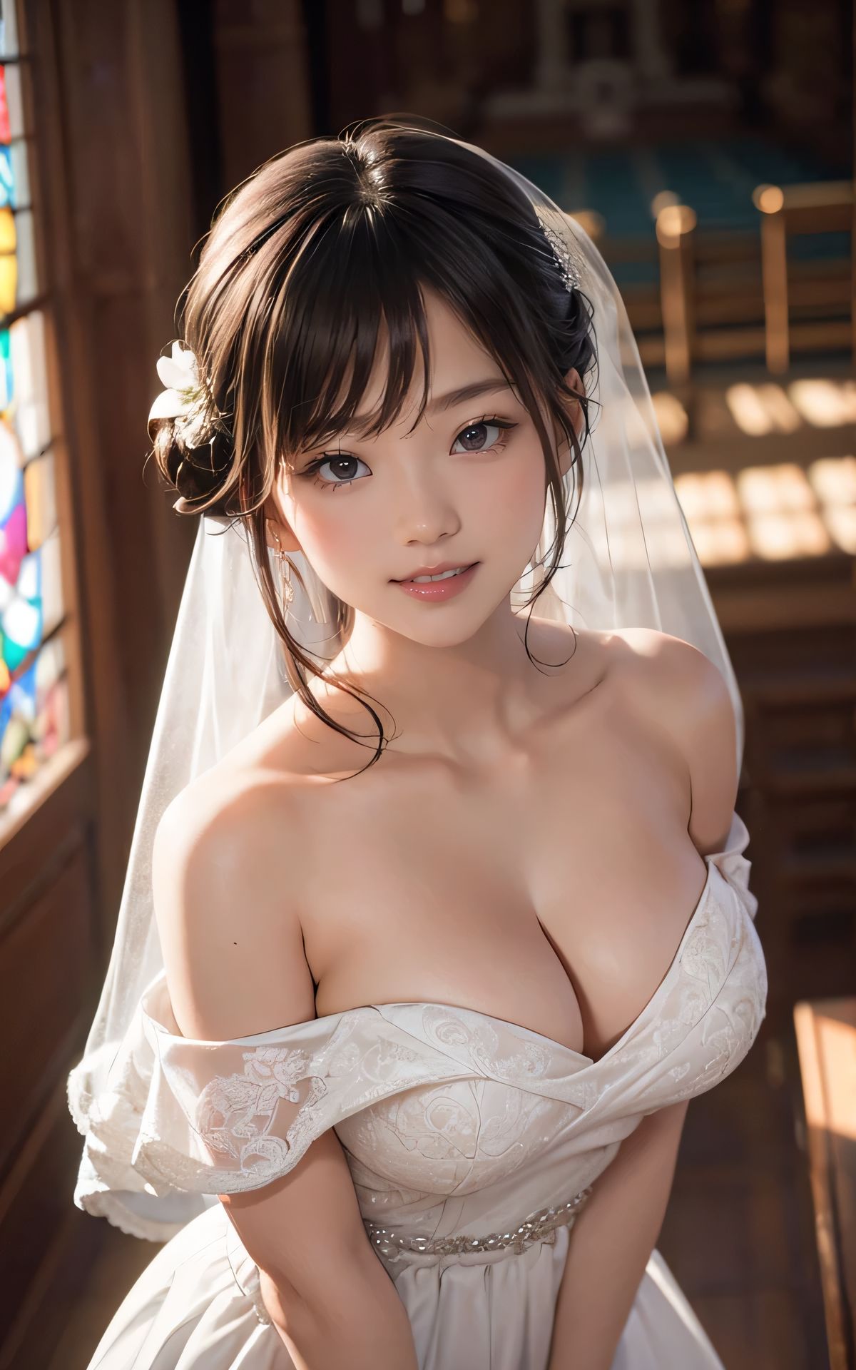 サンプル画像3:Kawaii！girls collection 2 『美女×ウェディングドレス×エッチ』(Kawaii！ girls project) [d_346213]