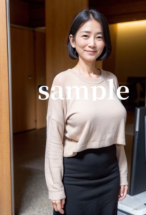 サンプル画像5:爆乳おばさん ポートレート【厳選83枚】(RANTE) [d_346247]