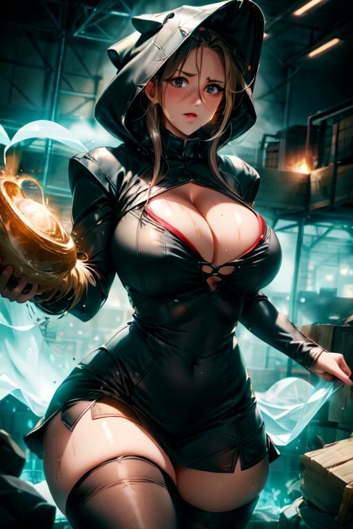 サンプル画像3:爆乳AIゴーストコスチューム1(AI出版) [d_346248]