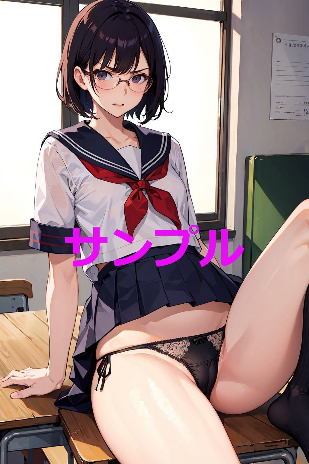 サンプル画像1:委員長の秘密3(AI FACTORY) [d_346271]