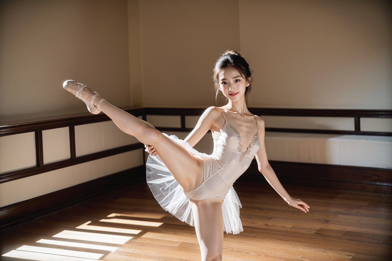 サンプル画像2:劣情バレリーナ2(AI憫憫堂) [d_346340]