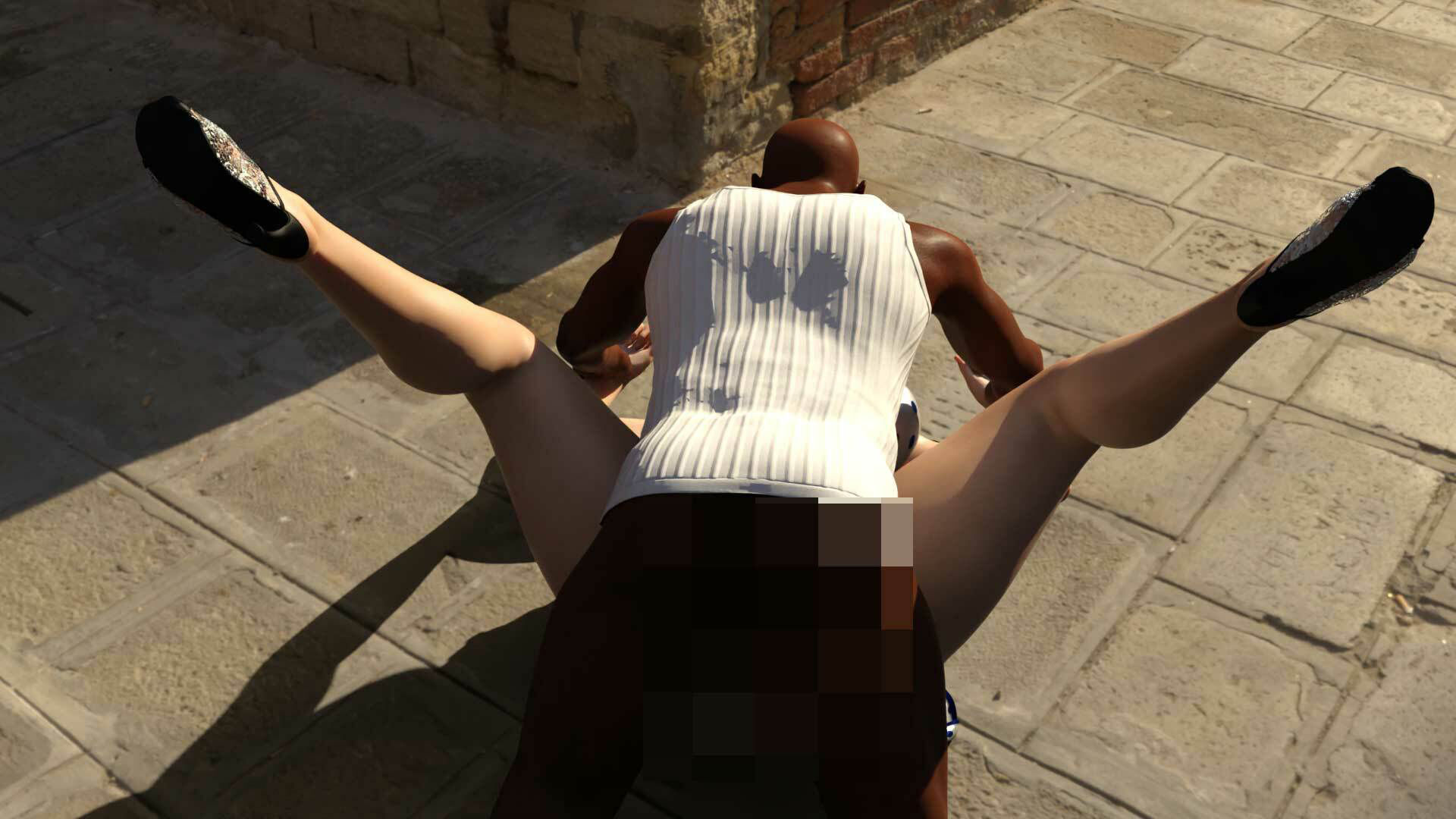 サンプル画像3:【閲覧注意★膣内射精フィニッシュ】格闘系オンナ麻○捜査官のレ○プ現場（正常位）(Ozone_Layer) [d_346343]