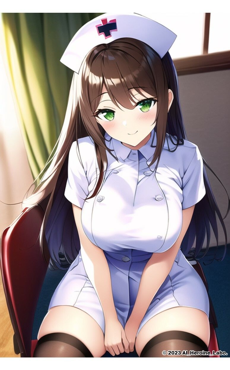 サンプル画像4:1つの呪文で生み出された100人のAI妄想美少女-15【注射しちゃうぞ！えちかわナース女子編】(AIヒロイン研究会) [d_346407]