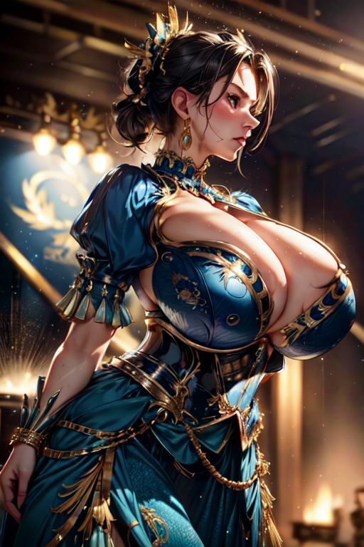 サンプル画像6:爆乳AIポーセリンコルセット1(AI出版) [d_346408]