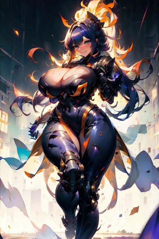 サンプル画像3:爆乳AIロボスーツ1(AI出版) [d_346419]