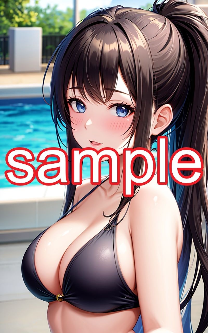 サンプル画像1:水着美女のえちえちイラスト集(うにのてりやき) [d_346422]