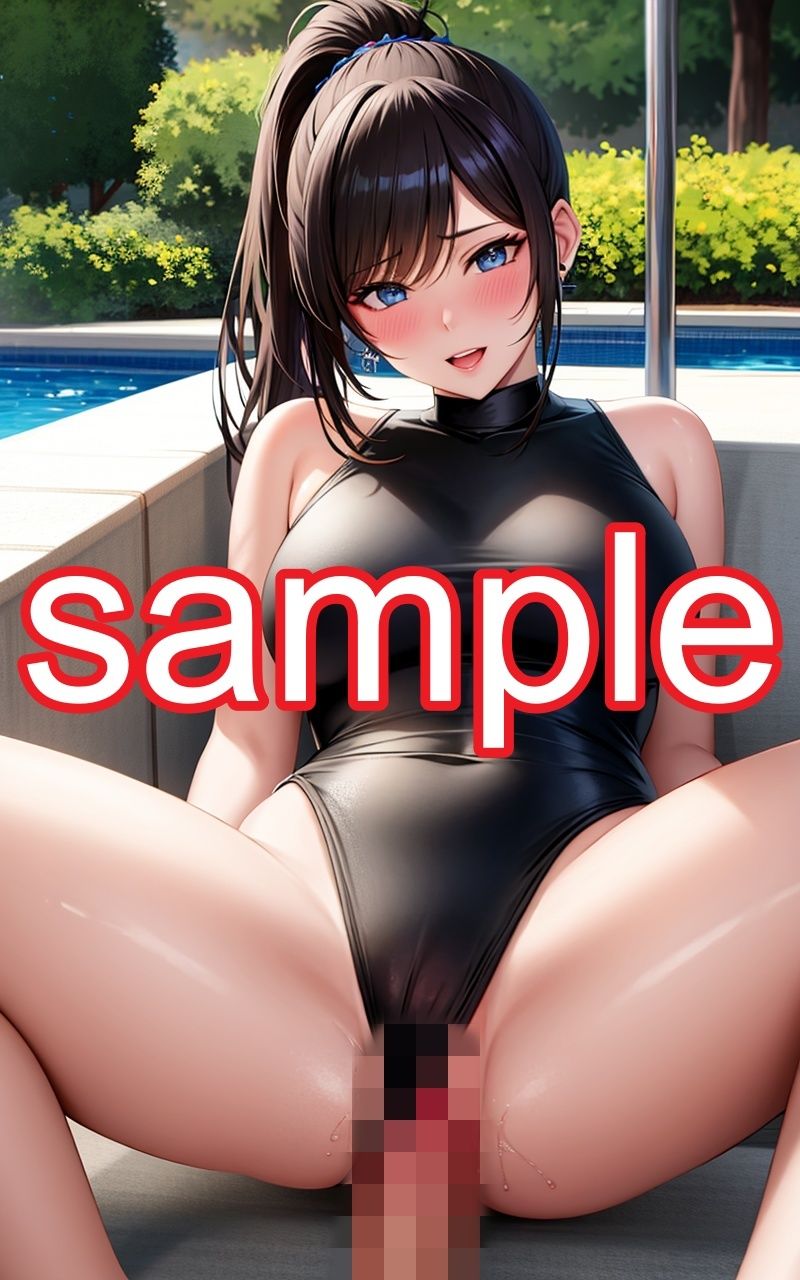 サンプル画像2:水着美女のえちえちイラスト集(うにのてりやき) [d_346422]