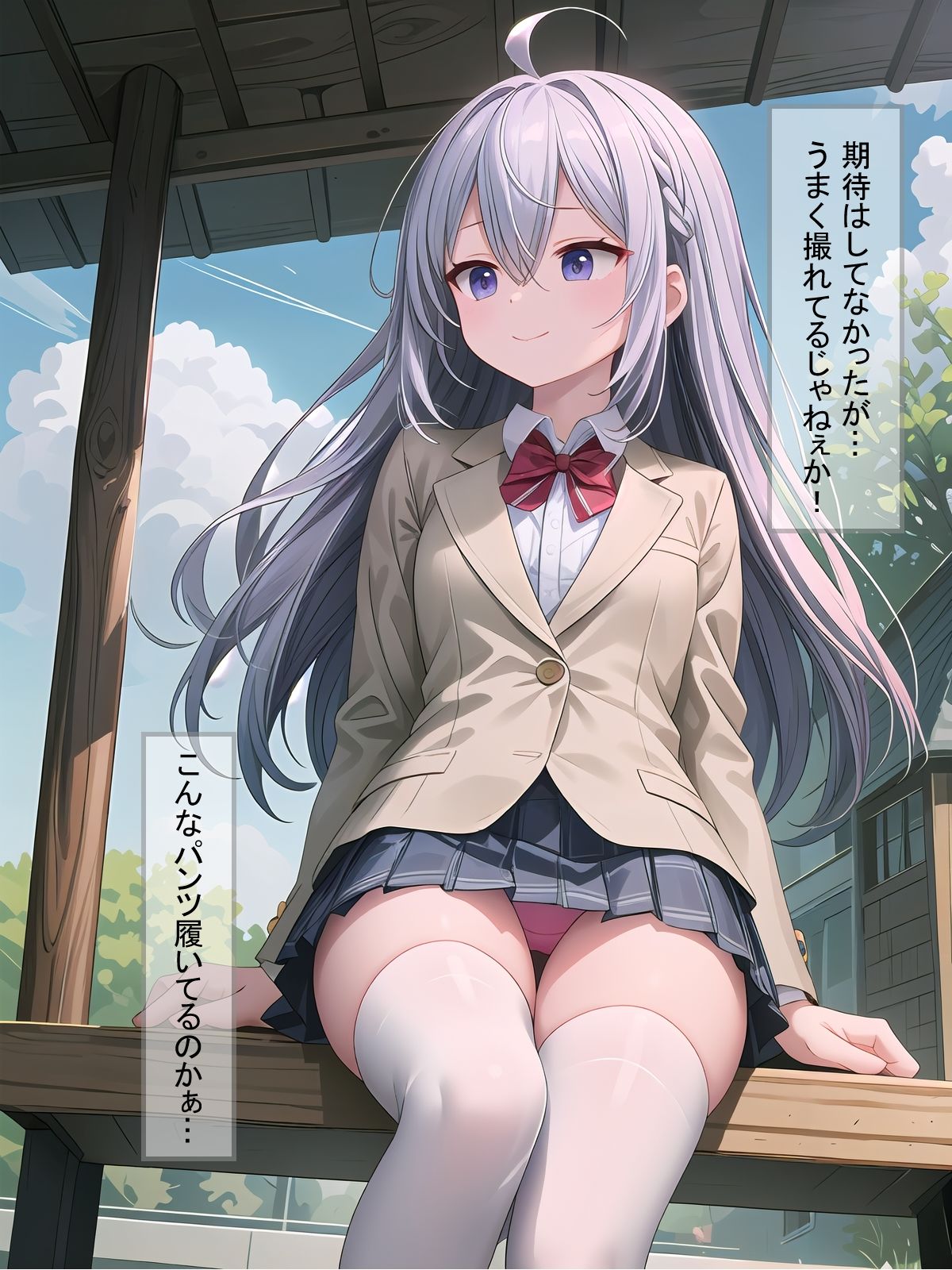 サンプル画像1:ロシア系銀髪ハーフ美少女が、サッカー部男子にナニコレされちゃうお話し(ようこそ養豚場へ) [d_346517]