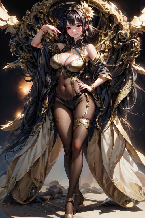 サンプル画像4:爆乳AIえっちなタイツ1(AI出版) [d_346546]