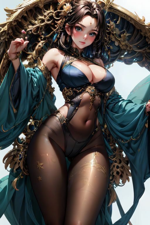 サンプル画像6:爆乳AIえっちなタイツ1(AI出版) [d_346546]