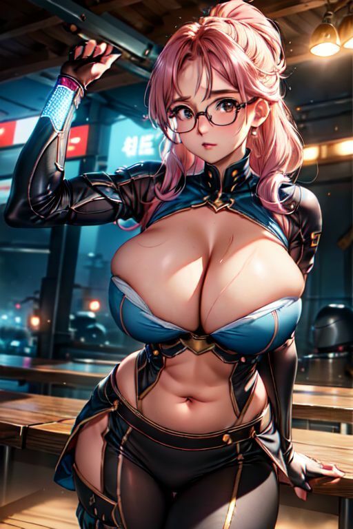 爆乳AI眼鏡娘1のサンプル画像 6