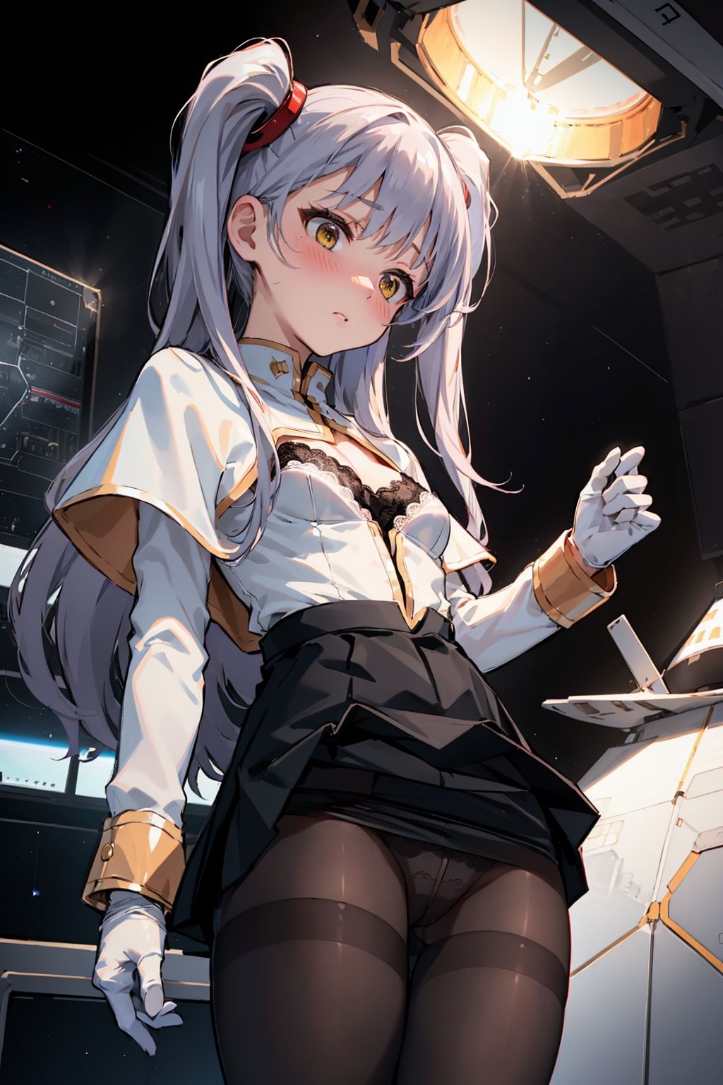 サンプル画像4:AIイラスト集 ホシノルリ＃1(KUMAI) [d_346584]