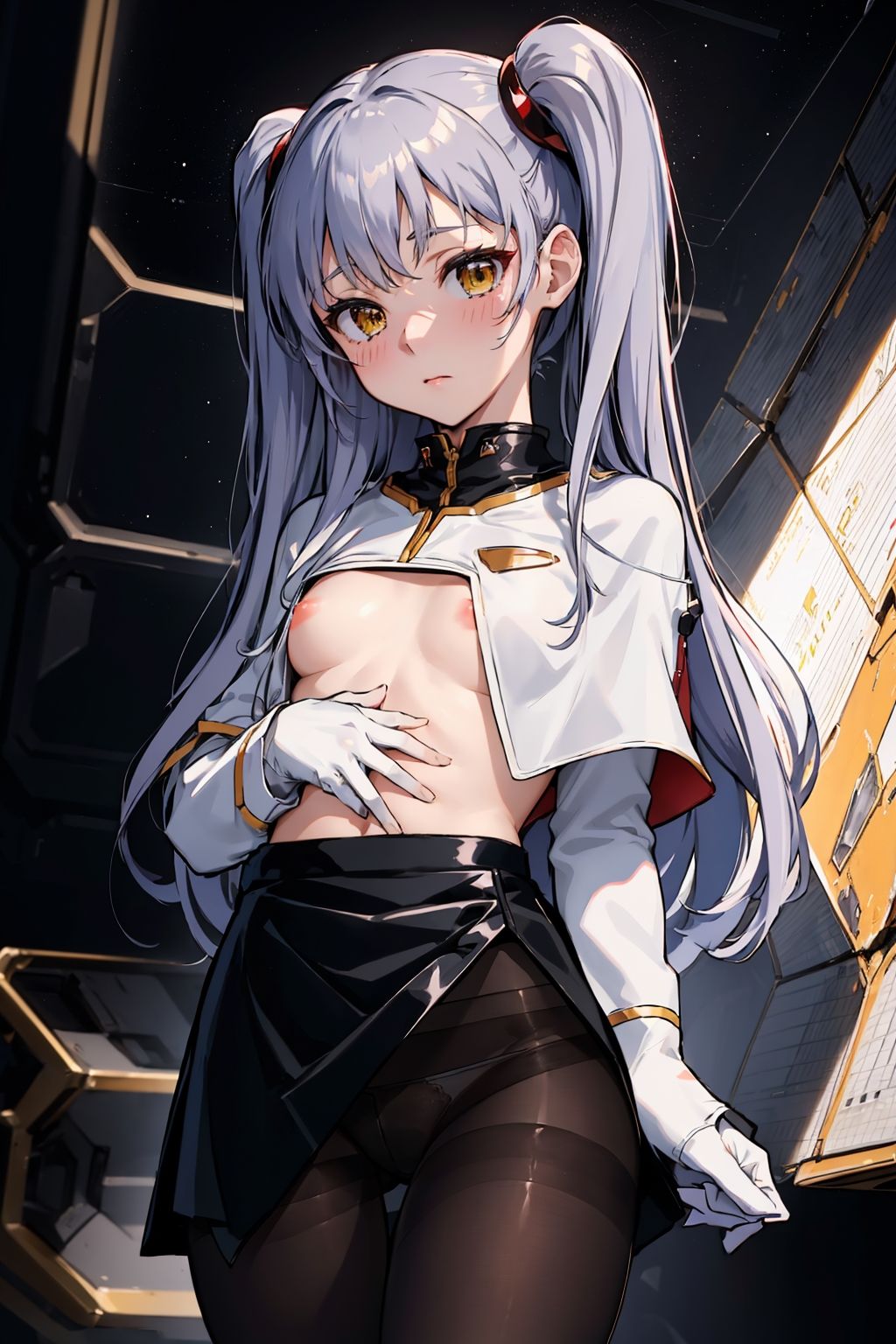 サンプル画像5:AIイラスト集 ホシノルリ＃1(KUMAI) [d_346584]