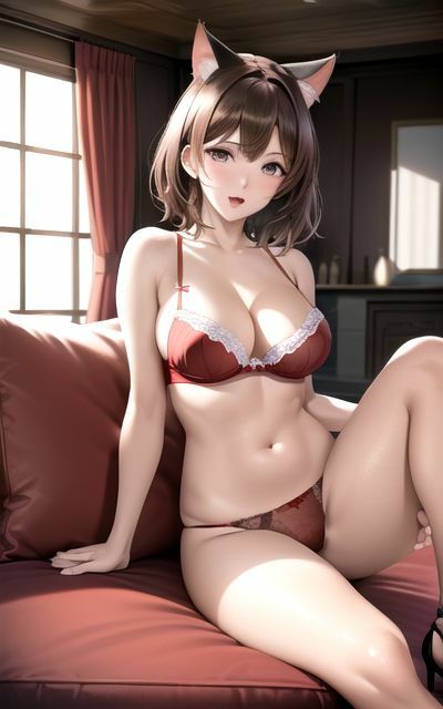 サンプル画像1:【超高画質グラビア写真集】猫耳美少女の下着。かわいい50枚〜5巻〜(ruana) [d_346676]