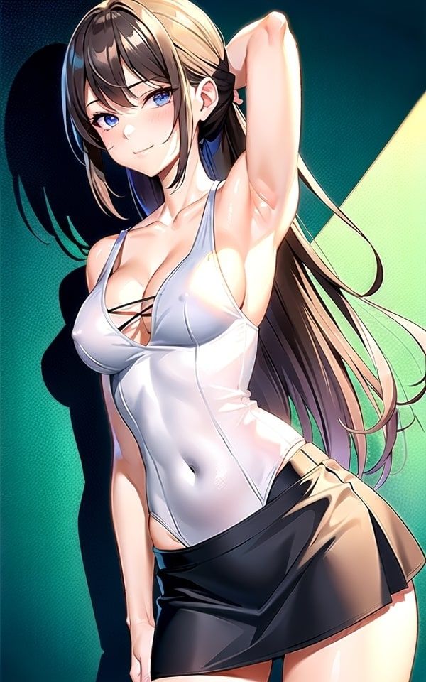 サンプル画像2:可愛すぎるスク水女子(AIkuma) [d_346701]