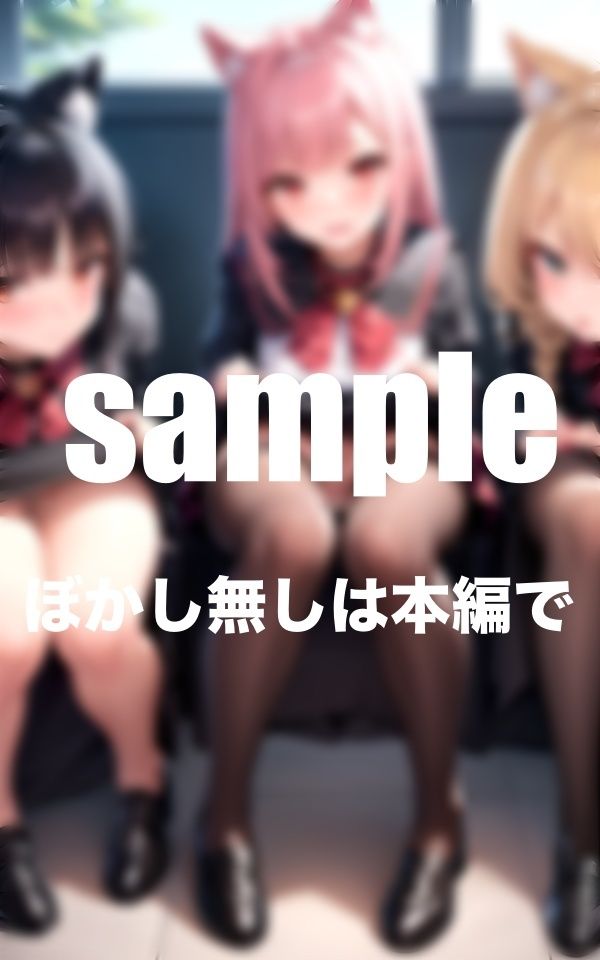 サンプル画像1:スカートたくし上げ集 見せつけ学園に男1人！誘惑に耐えられず(特価セール) [d_346766]