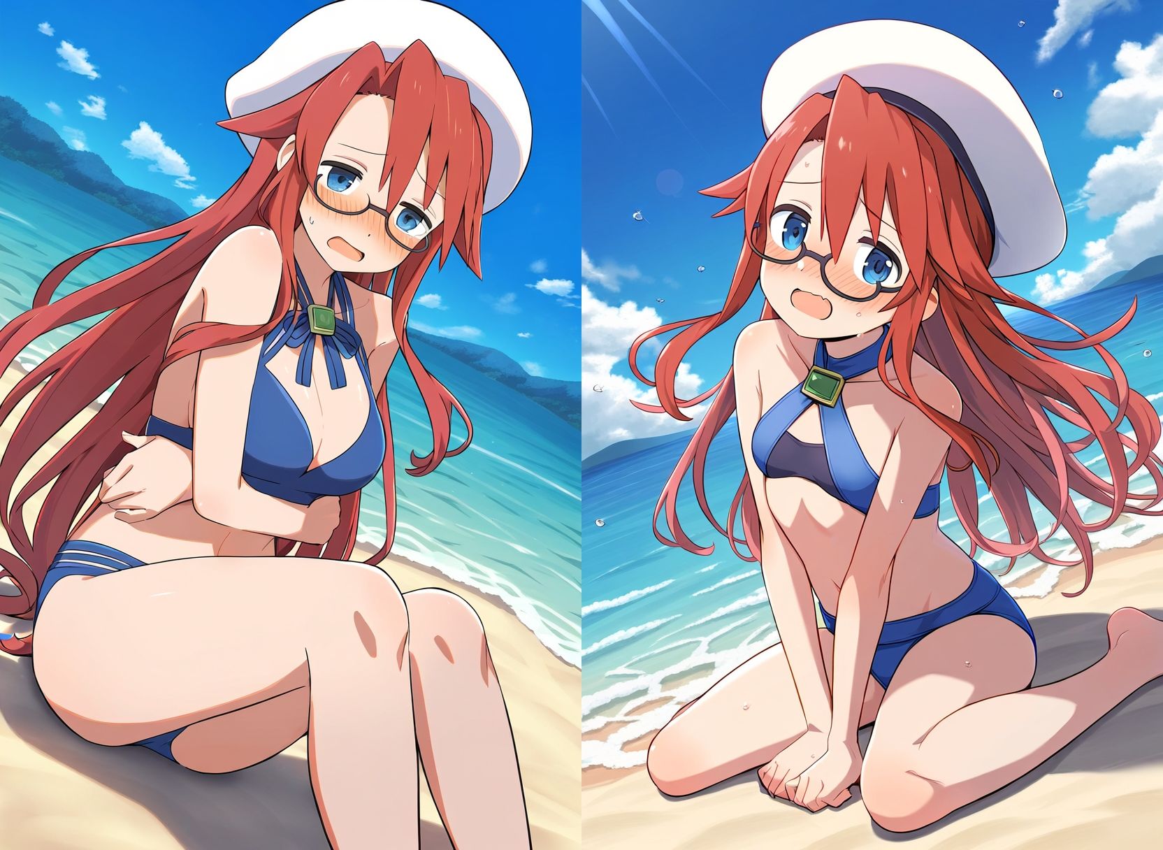 サンプル画像2:【サ〇ンナイト】ア〇ィ＆つるぺたア〇ィのエロ画集(猫やなぎ) [d_346782]