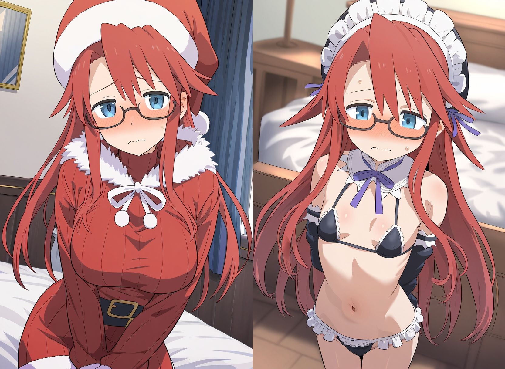 サンプル画像3:【サ〇ンナイト】ア〇ィ＆つるぺたア〇ィのエロ画集(猫やなぎ) [d_346782]