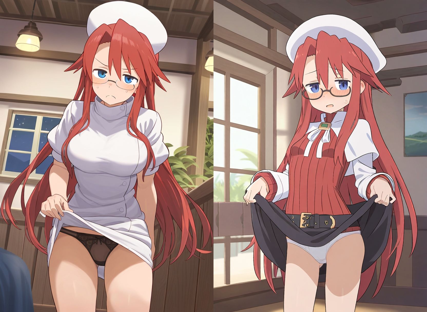 サンプル画像4:【サ〇ンナイト】ア〇ィ＆つるぺたア〇ィのエロ画集(猫やなぎ) [d_346782]