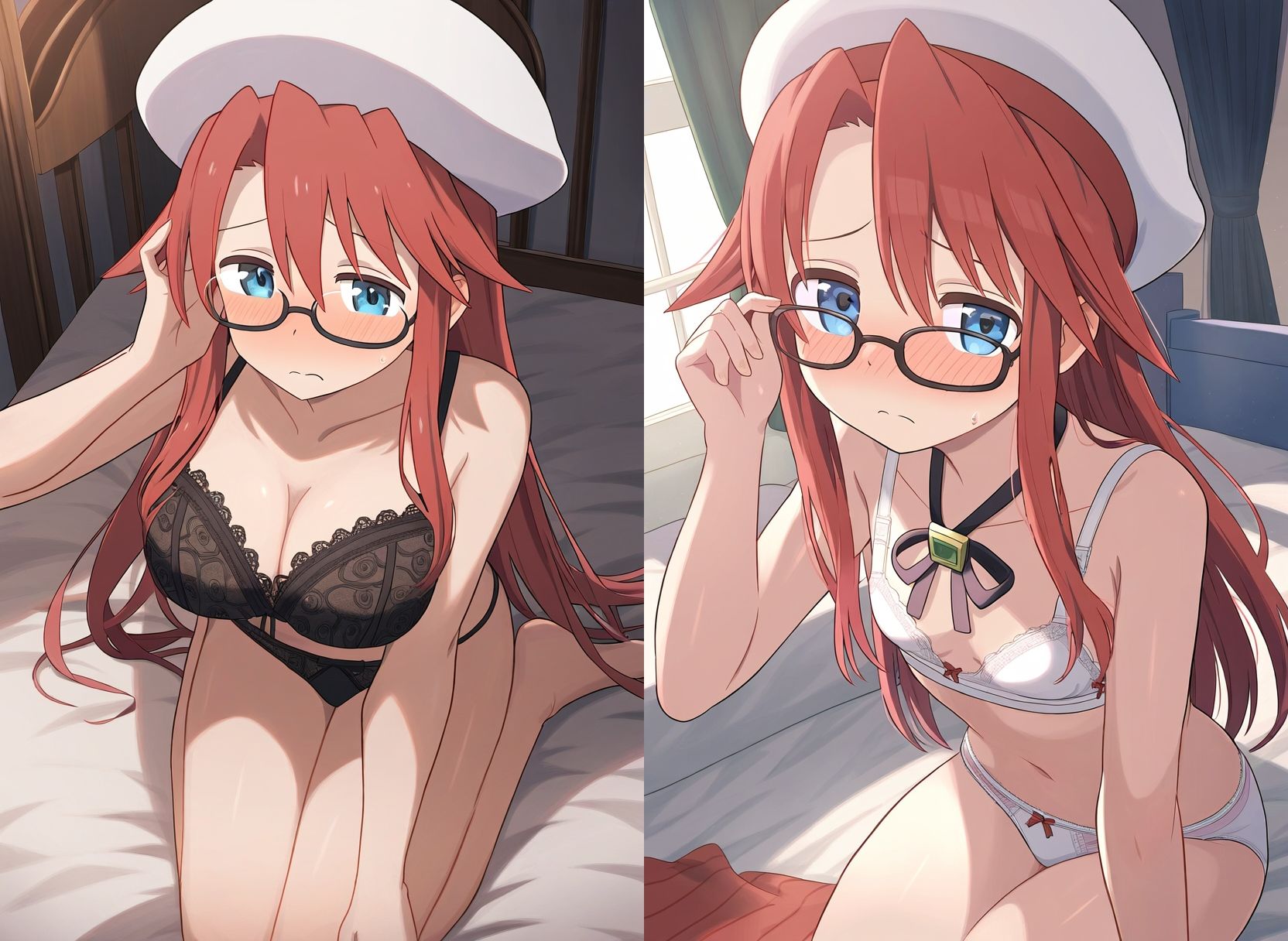 サンプル画像5:【サ〇ンナイト】ア〇ィ＆つるぺたア〇ィのエロ画集(猫やなぎ) [d_346782]