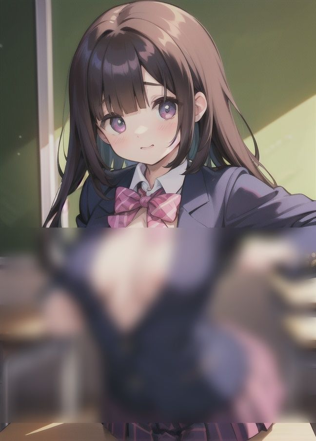 サンプル画像1:お兄ちゃんSEXしよ？妹を学校で●す(AI見習い) [d_346785]