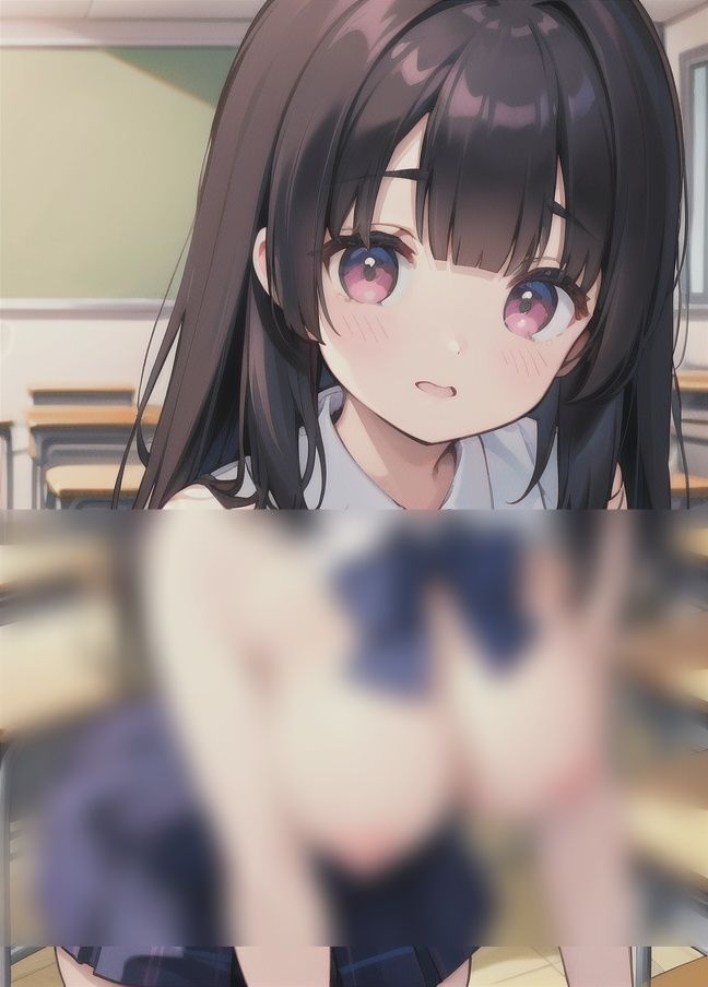 サンプル画像5:お兄ちゃんSEXしよ？妹を学校で●す(AI見習い) [d_346785]