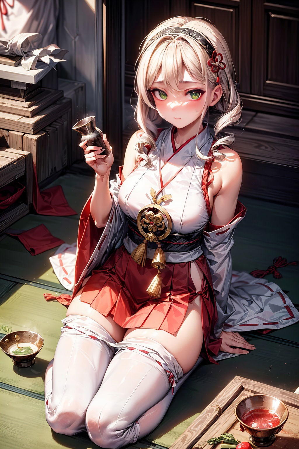 サンプル画像3:緊縛の世界 巫女縛り(ピクセル詩人) [d_346786]