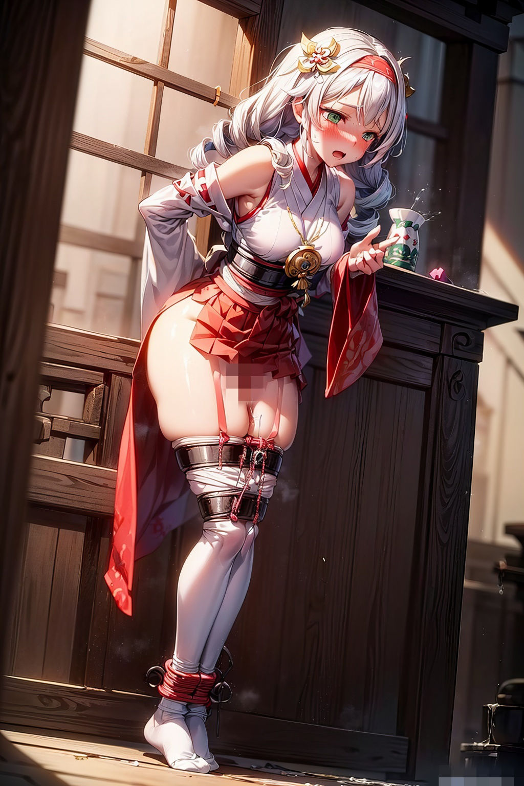 サンプル画像6:緊縛の世界 巫女縛り(ピクセル詩人) [d_346786]