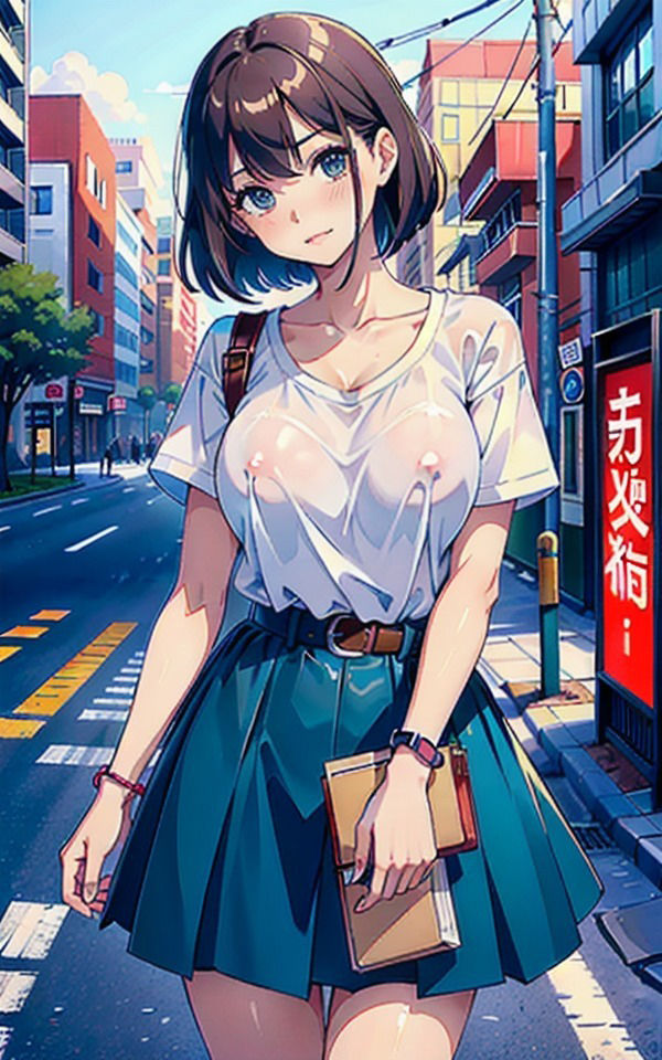 サンプル画像2:雨上がりに来た君は透けていた 巨乳美人は僕の幼馴染(レモンみるく) [d_346804]