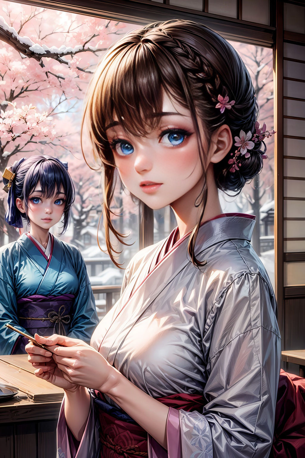 サンプル画像3:ふしだらな旅館見習い(ピクセル詩人) [d_346815]