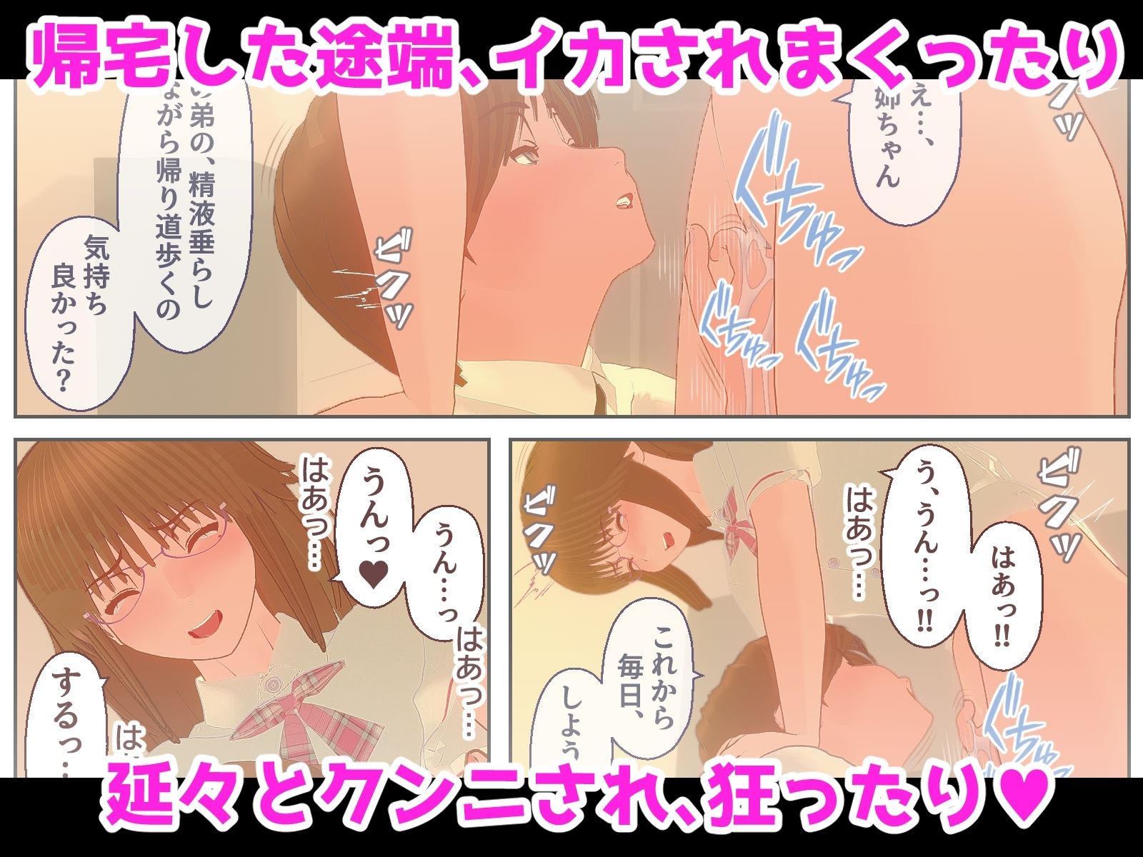 サンプル画像4:【近親相姦】精液漬けの実姉と終わらないSEX/放課後編(nacel) [d_346823]