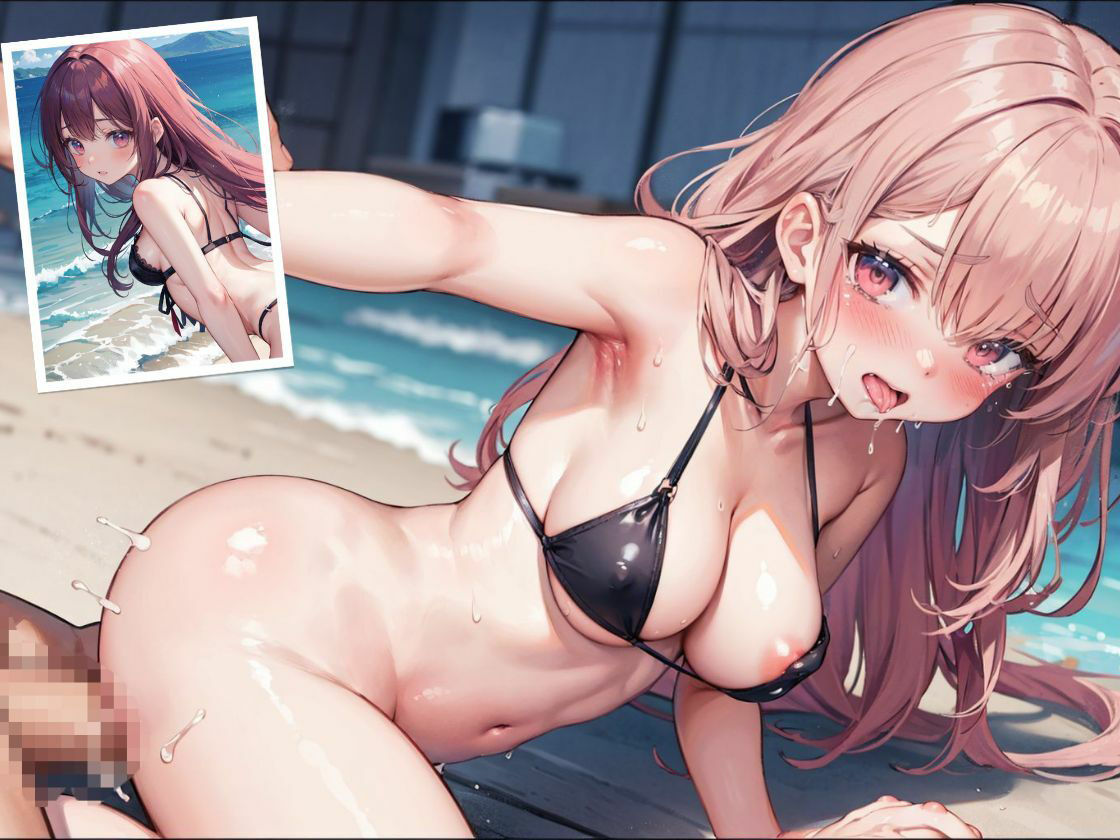 サンプル画像5:ビーチでグラドル絶望種付け(ちゅぷまる。) [d_346846]