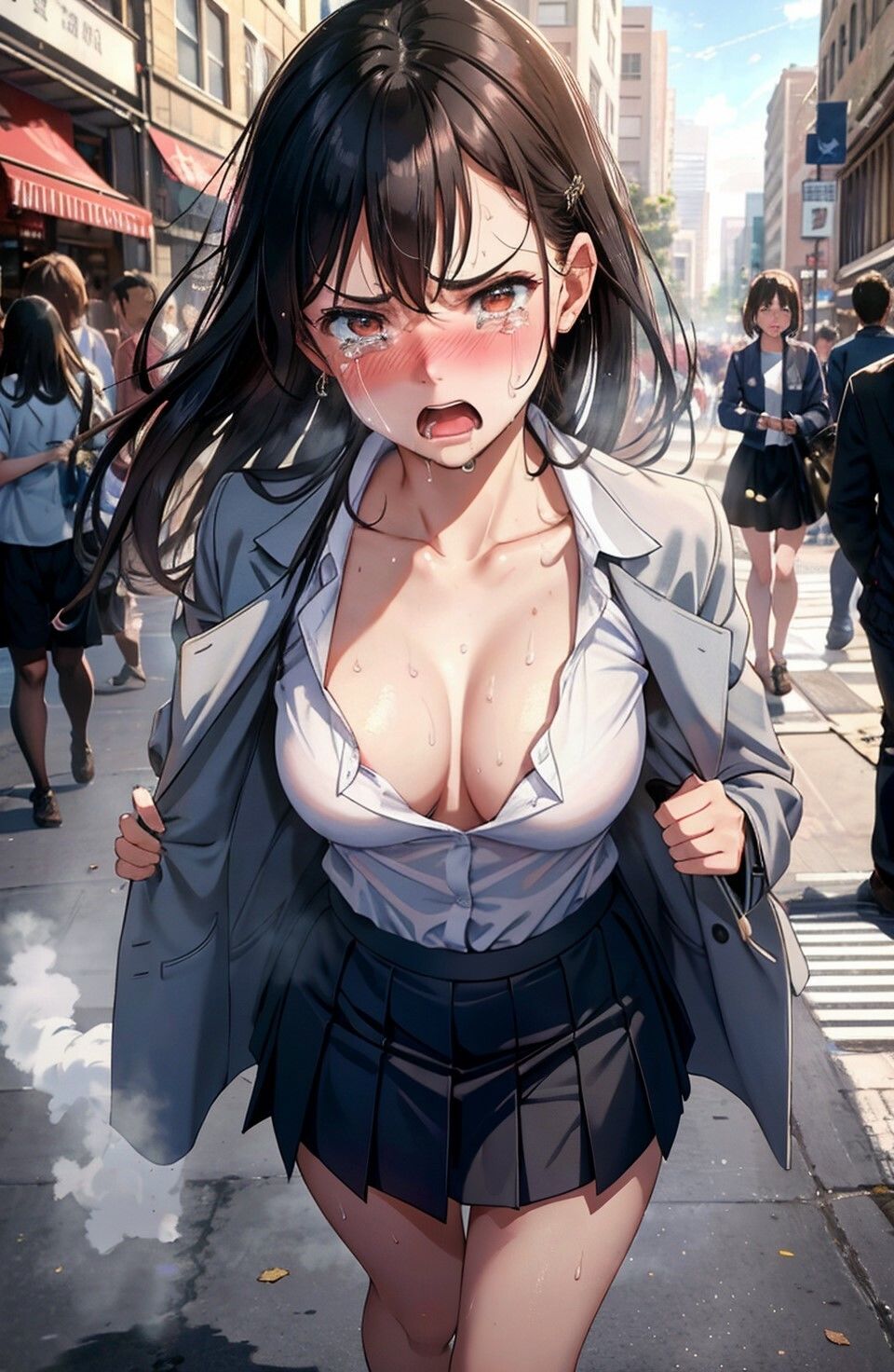 サンプル画像5:メンヘラ女子事件簿「別れるっていうんだったら私ここで脱ぐから！」(最近肩こってる) [d_346853]