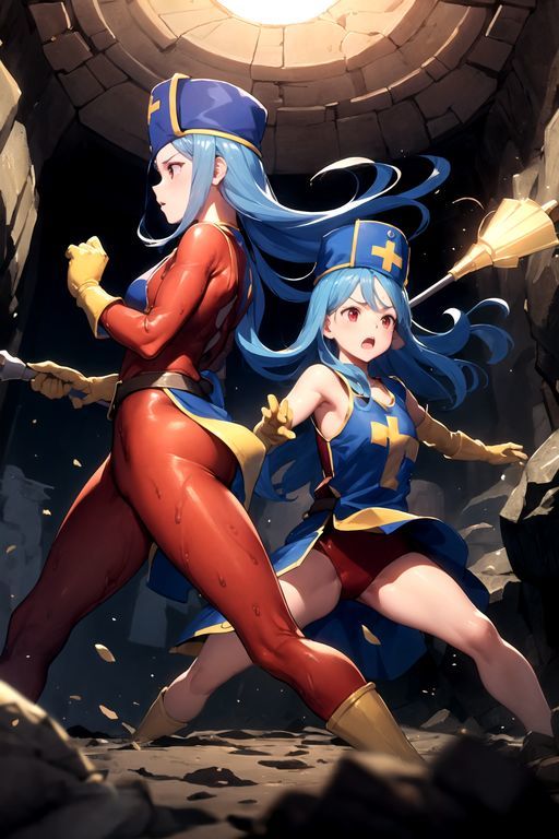 サンプル画像2:女僧侶 vs 触手(A.IZEN) [d_346889]