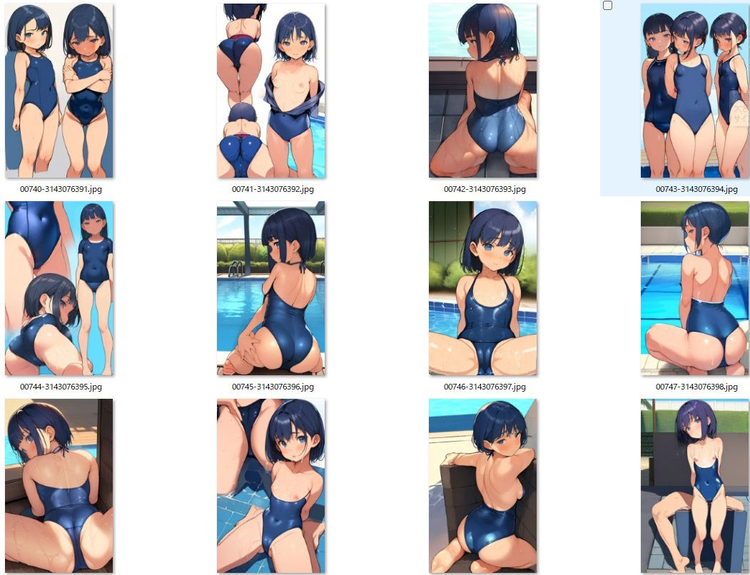 サンプル画像4:スクール水着女子(まさいぞくは10才でお嫁に出されるって本当か) [d_346903]