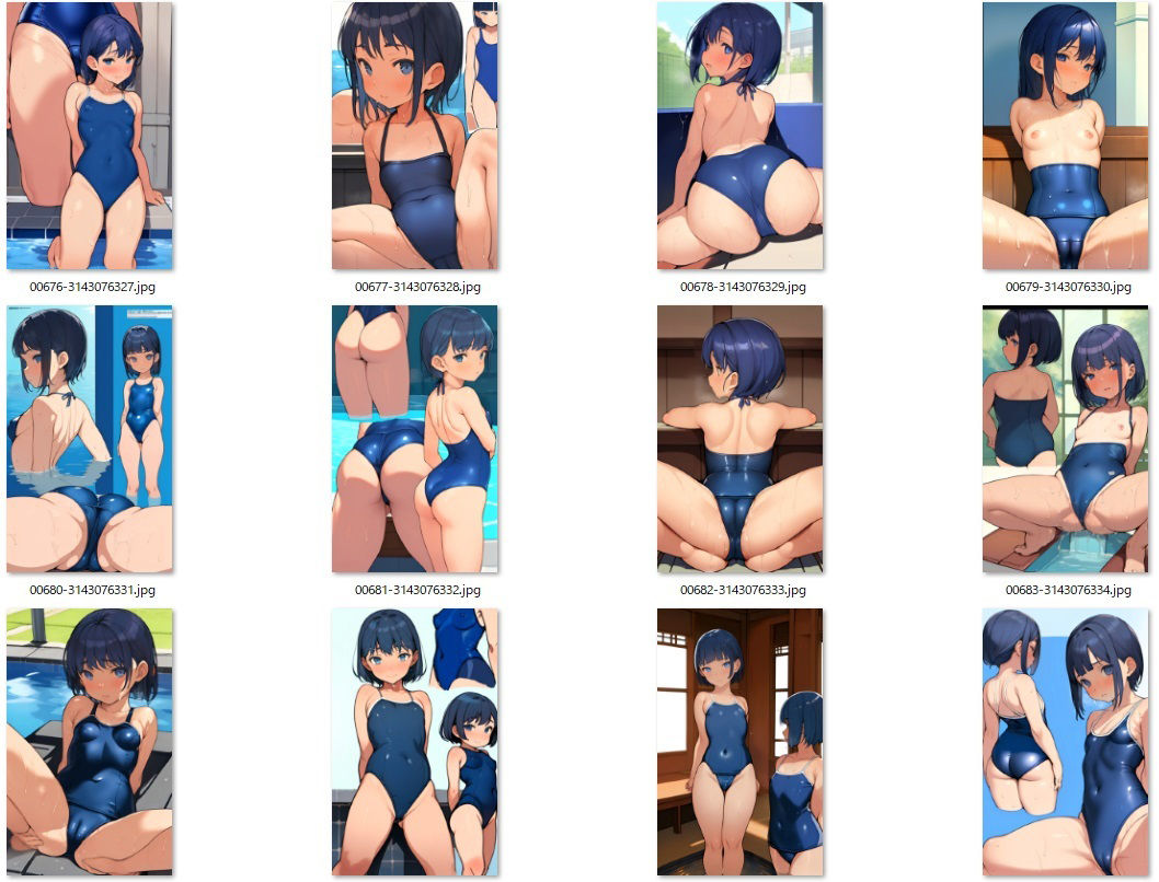 サンプル画像6:スクール水着女子(まさいぞくは10才でお嫁に出されるって本当か) [d_346903]