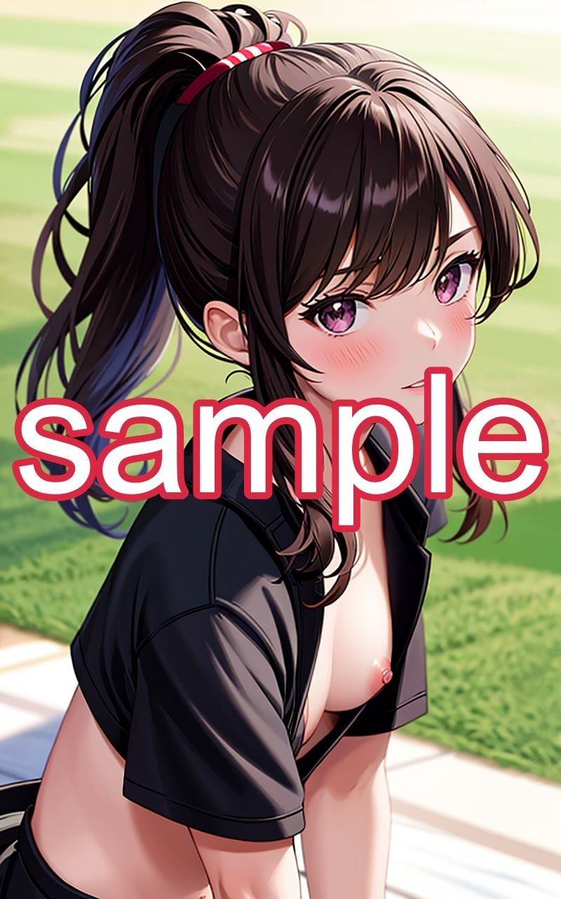 サンプル画像1:女子テニス部のえちえちイラスト集(うにのてりやき) [d_346938]