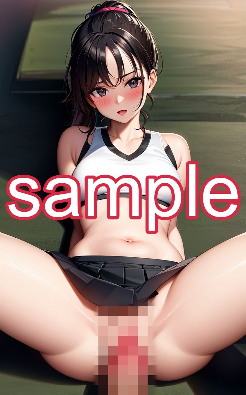 サンプル画像3:女子テニス部のえちえちイラスト集(うにのてりやき) [d_346938]