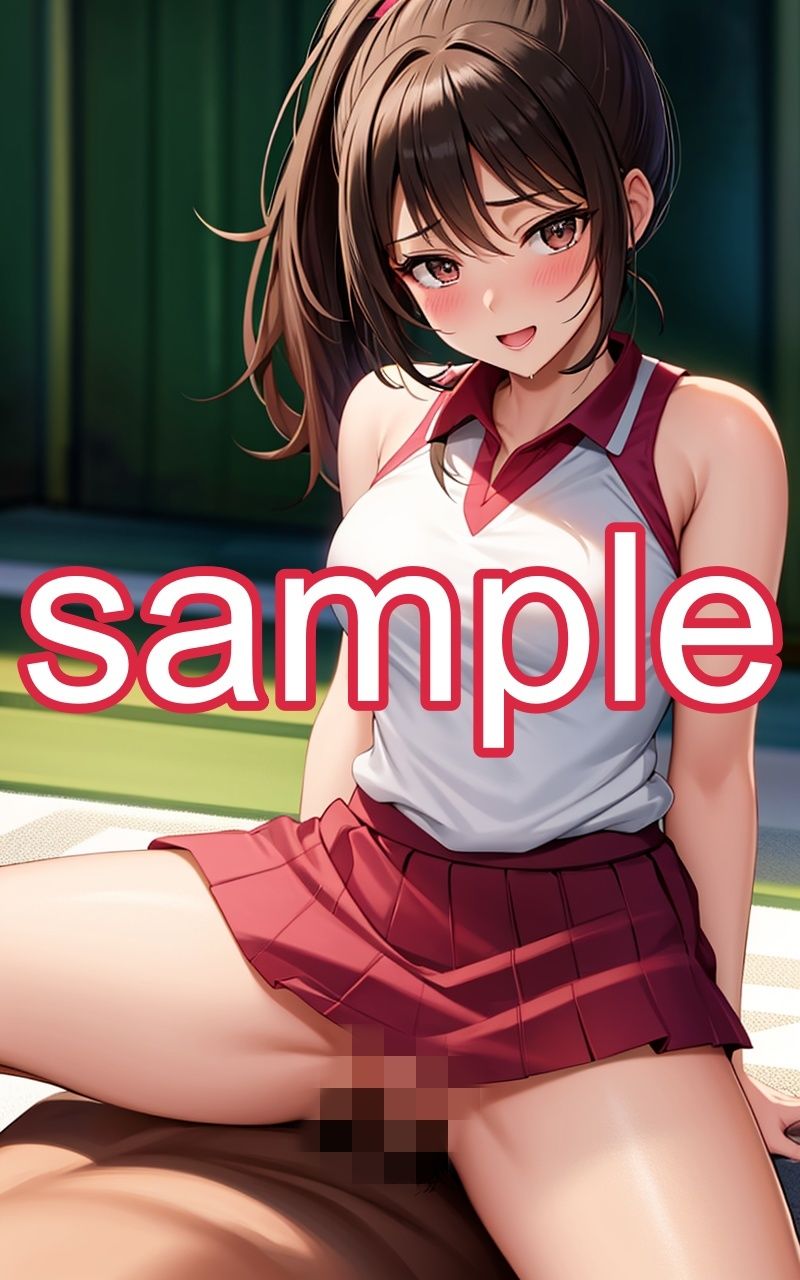 サンプル画像5:女子テニス部のえちえちイラスト集(うにのてりやき) [d_346938]