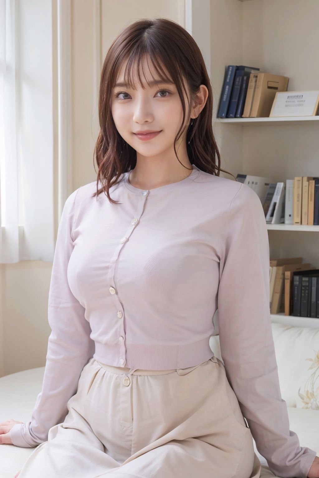 サンプル画像1:山田桜:AI生成美女カタログ5(ゆるふわAI) [d_346976]