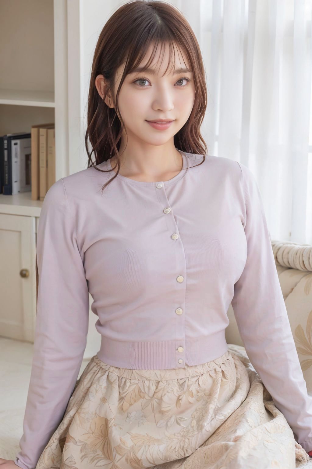 サンプル画像4:山田桜:AI生成美女カタログ5(ゆるふわAI) [d_346976]