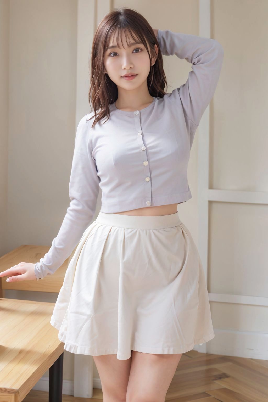 サンプル画像4:山田桜:AI生成美女カタログ6(ゆるふわAI) [d_346981]