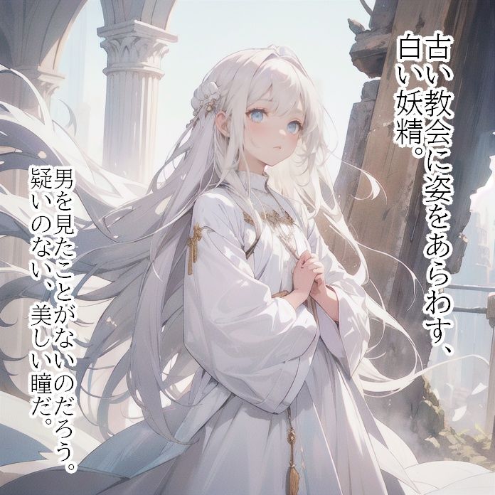 サンプル画像1:囚われた白き妖精〜魔力のいけにえ(妖精召喚lab.) [d_347017]